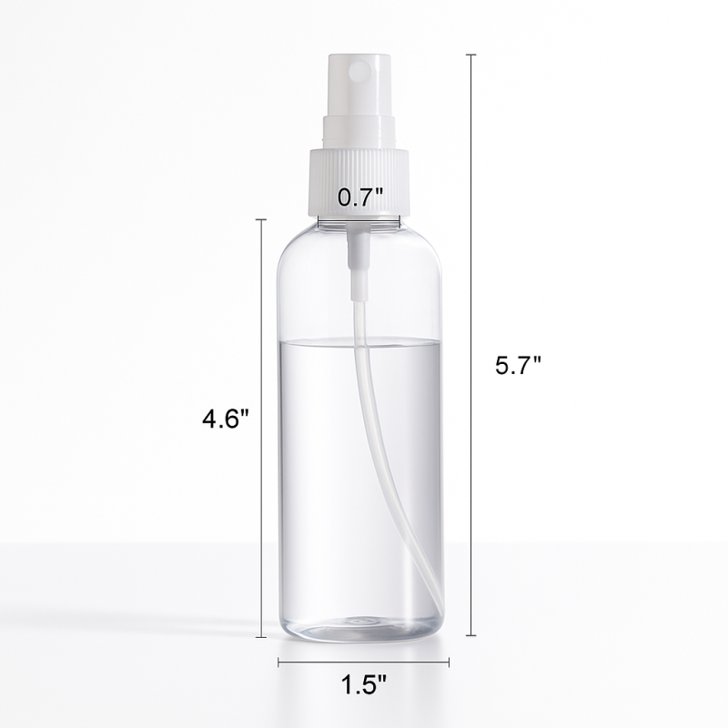 Picture of Plastic Transparent Spray Bottle 100ml (5pcs)