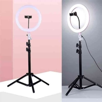 Picture of 10 Inch Ring Light With Tripod Stand ১০ ইঞ্চি রিং লাইট স্ট্যান্ড - random