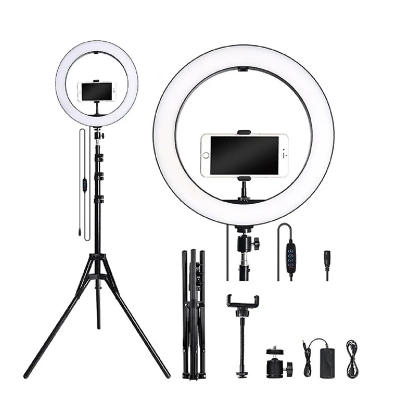 Picture of 14-Inch Ring Light with Adjustable Stand Enhance Lighting for Photography and Videos - random