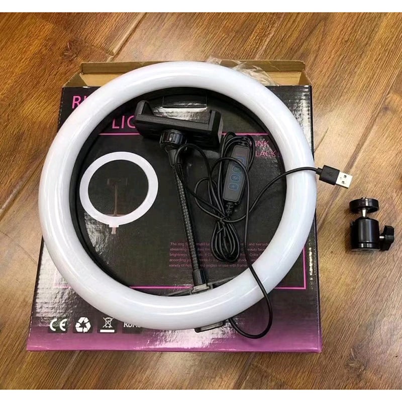 Picture of 10 Inch Ring Light With Tripod Stand ১০ ইঞ্চি রিং লাইট স্ট্যান্ড - random