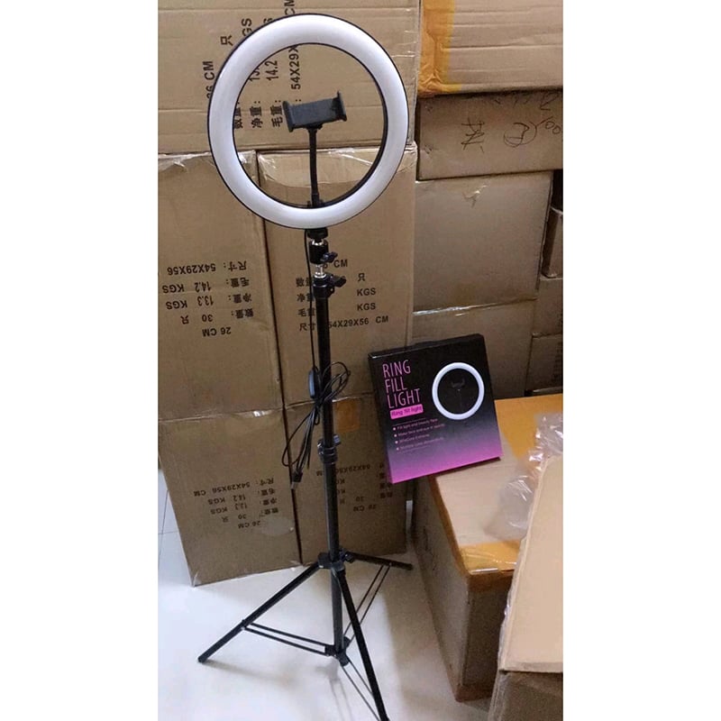 Picture of 10 Inch Ring Light With Tripod Stand ১০ ইঞ্চি রিং লাইট স্ট্যান্ড - random