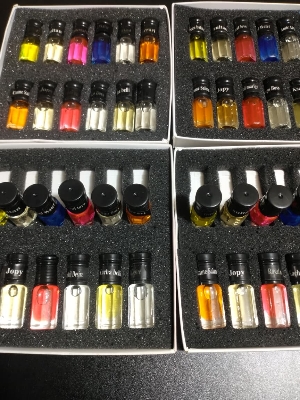 Picture of 12pcs Perfume Sweet Box Attar Combo Pack – 12 Halal Perfume Oils Gift Set for Men & Women