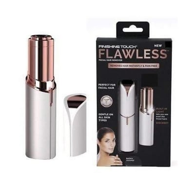 Picture of BLAWLESS HX-203B 2 in 1 Eyebrow Trimmer & Facial Hair Removal for Women Rechargeable Hair Remover and Eyebrow Razor Waterproof Painless Lady Shaver - BLWWT