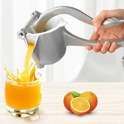 Picture of Stainless Steel Manual Hand Press Lemon Juicer Fruit Orange Citrus Juice Tool/Lebu chipa machine