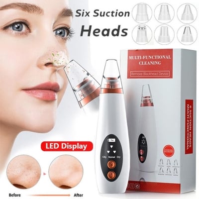 Picture of Rechargeable Device for Removing Blackheads and Whiteheads for Men and Women