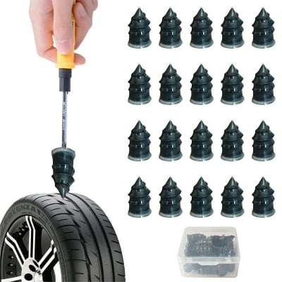 Picture of 10 PCS Motorcycle Accessories Customizable Wheel Kit Vacuum Tubeless Tyre Repair Tools Patch Tire Rubber Motorcycles
