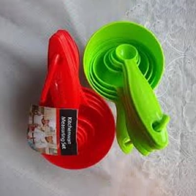 Picture of 8Pcs set Measuring Spoons Plastic Measure Spoon Useful Sugar Cake Baking Spoon Kitchen Baking Measuring Tools