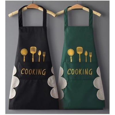 Picture of MILENZO Kitchen Apron Oxford Cloth Waterproof Oilproof  Apron