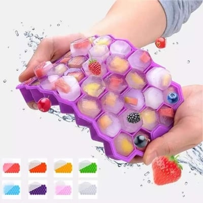 Picture of Silicone Ice Cube Tray 37 Cavity Ice-Making Box-Premium Ice Maker molds