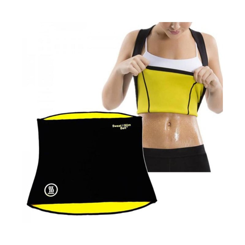 Picture of Indian Sweat Slim Belt Plus For Men & Women - Achieve Your Fitness Goals With This Sweat Slim Belt Plus, Ideal For Both Men And Women, Miss Belt,, Back Pain Support Belt,