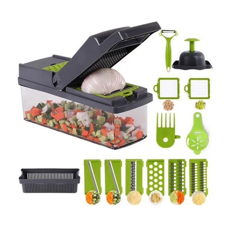Picture of 14 in 1 Vegetable Chopper Multi-Function Kitchen Vegetables Cutter
