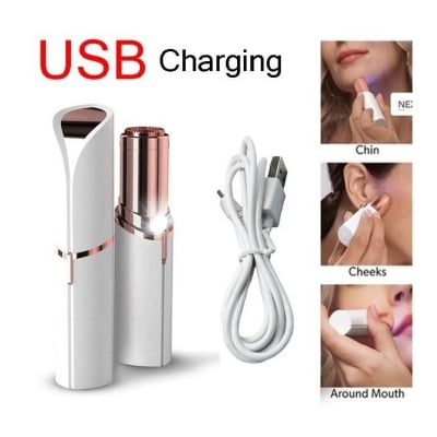 Picture of Rechargeable Flawless Painless Facial Hair Remover Machine For Women Girls Smooth Skin Painless Hair Eraser - FLWWT