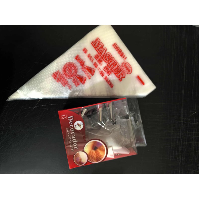 Picture of Combo Pack100 Pieces Plastic Disposable , 12 Pcs Cake Nogel Piping Bags Cake Cream Decorating
