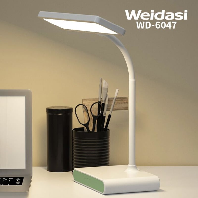 Picture of WEDASI ELECTRIC AC/ DC USB 3 MODES EYE PROTECTOR LAMP WD-6047 FOR READING,OFFICE,BEDROOM DECOR.