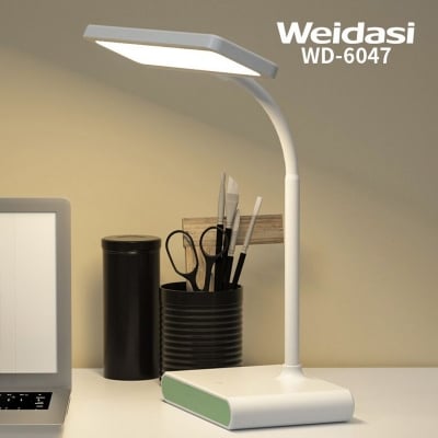 Picture of WEDASI ELECTRIC AC/ DC USB 3 MODES EYE PROTECTOR LAMP WD-6047 FOR READING,OFFICE,BEDROOM DECOR.