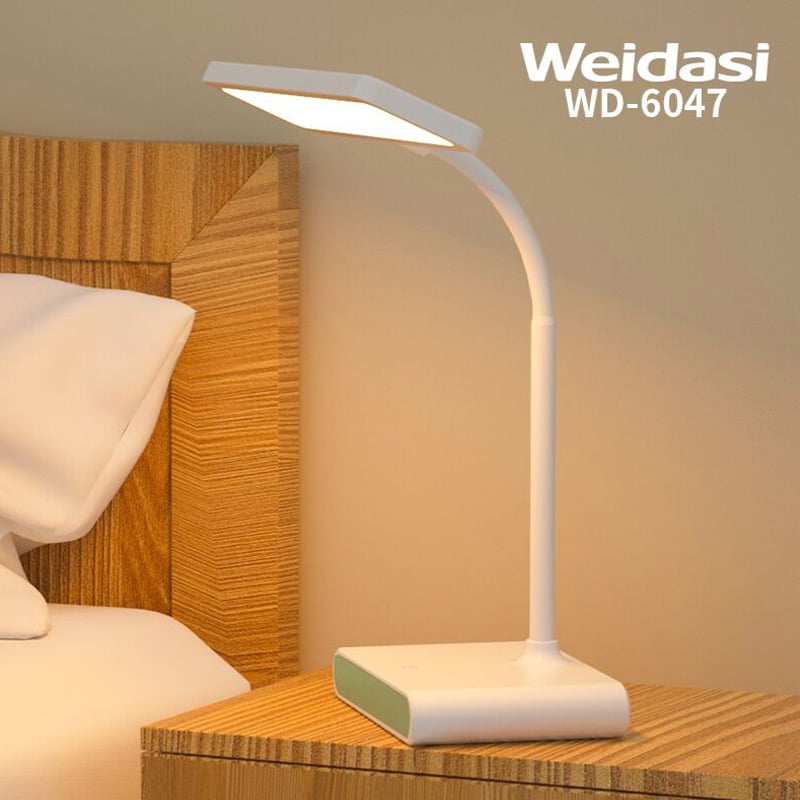 Picture of WEDASI ELECTRIC AC/ DC USB 3 MODES EYE PROTECTOR LAMP WD-6047 FOR READING,OFFICE,BEDROOM DECOR.