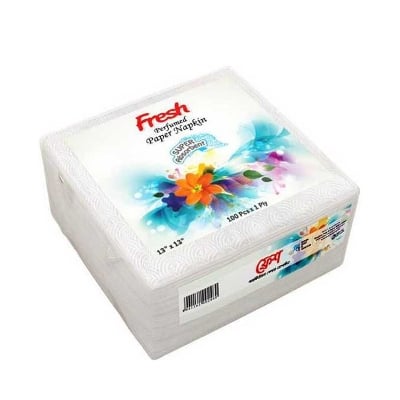 Picture of Fresh Paper Napkin 13”X 1Ply 100 pcs Pfm