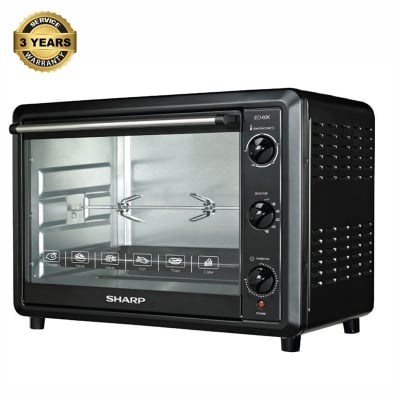 Picture of Sharp EO-60K-3 Electric Oven ( 60L, Black ) - Convection With Rotisserie., Black
