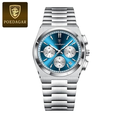 Picture of POEDAGAR 970 Luxury Man Quartz Watch Sport Military Watch For Men Waterproof Luminous Date Chronograph Style Watches - Watch For Men