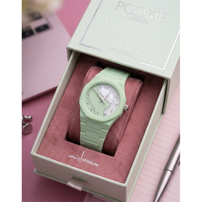 Picture of Most Trending Girls Pink Arabic Aura Watch For Womens - Watch For Women - Women watch - Ledis Watch - Watch - Girl Watch- Pink women Watch