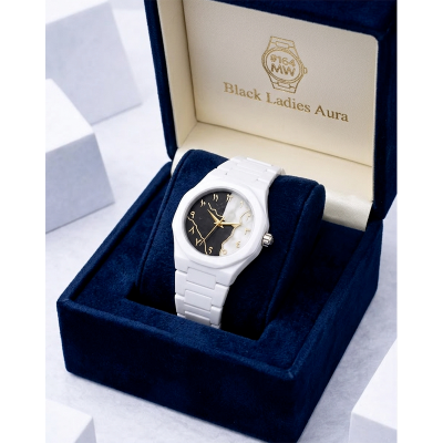 Picture of Most Trending Girls Pink Arabic Aura Watch For Womens - Watch For Women - Women watch - Ledis Watch - Watch - Girl Watch- Pink women Watch