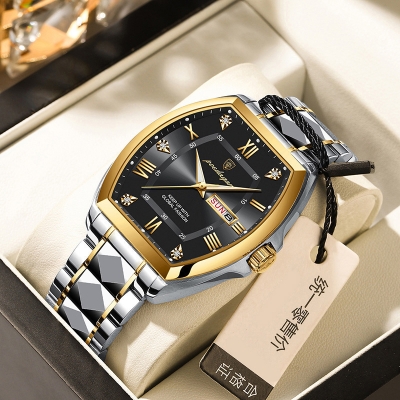 Picture of POEDAGAR 958 Fan Made Luxury Stainless Watches for Man Luminous Waterproof Men Watch