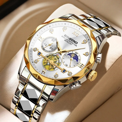 Picture of BINBOND 1236 Men's Classic Style Quartz Luminous Watch For Men