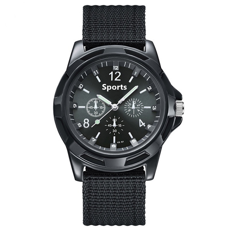 Picture of Fabric Canvas Strap Casual Cool Sport Round Dial Wrist Watch for men - Watch For Men - Watch - Watch For Men - Watch - ঘড়ি