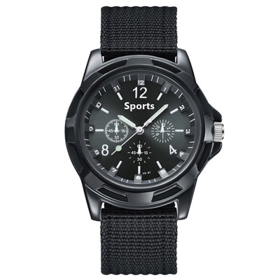 Picture of Fabric Canvas Strap Casual Cool Sport Round Dial Wrist Watch for men - Watch For Men - Watch - Watch For Men - Watch - ঘড়ি