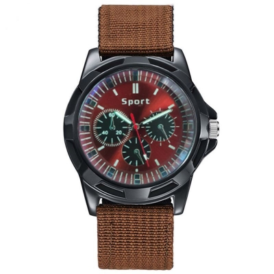 Picture of Fabric Canvas Strap Casual Cool Sport Round Dial Wrist Watch for men - Watch For Men - Watch - Watch For Men - Watch - ঘড়ি