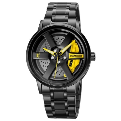 Picture of SKMEI 1787 Rotation Wheel Men's Watch Automatic Business Fashion Waterproof Mechanical Luminous Stainless Steel Watch For Men