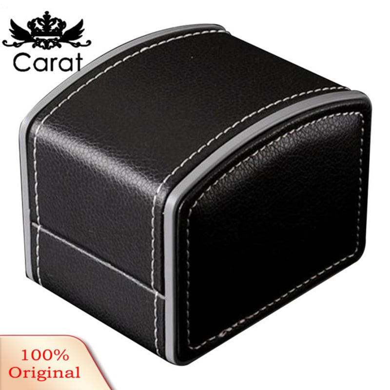 Picture of New Leather Watch Box Display Case for Jewelry Storage Organizer Box for Watches
