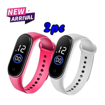 Picture of 1 buy 1, squares LED Digital Sports Watch and Ring Touch Watch, Combo Offer