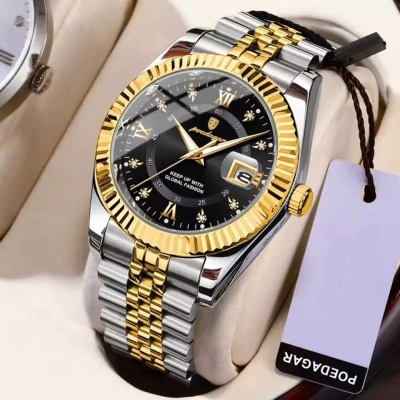 Picture of POEDAGAR 910 Luxury Stainless steel Wrist Watch For Man - Waterproof Men Watch Quartz - Stainless Steel Men's Watch - Stainless steel Watch .