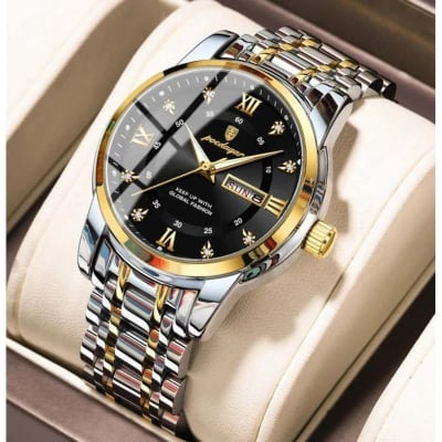 Picture of POEDAGAR 936 Stainless steel  Luxury Watch for Man- Men Watch Quartz Stainless Steel Sports Men's Watches - Watch - Stainless Steel Watch For Men