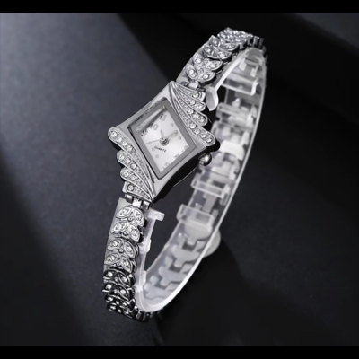 Picture of Hot bracelet watch Diamond- luxury women's watch- women's steel belt quartz watch- fashionble Women watch - Watch For women