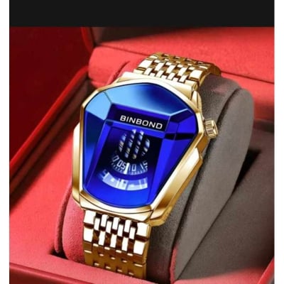 Picture of NEW BINBOND Top Brand Luxury Military Fashion Sport Watch Men Gold Wrist Watch Man Clock Casual Chronograph Wristwatch - Watch
