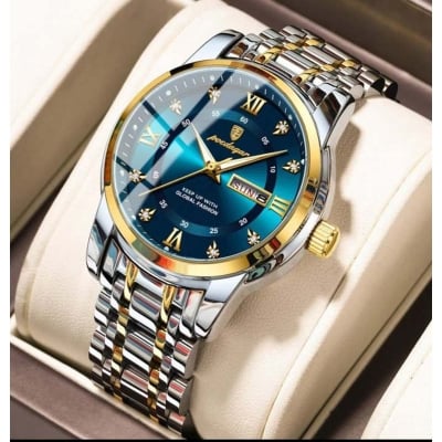 Picture of POEDAGAR 936 Stainless steel  Luxury Watch for Man- Men Watch Quartz Stainless Steel Sports Men's Watches - Watch - Stainless Steel Watch For Men