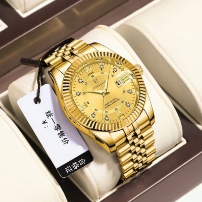Picture of POEDAGAR 910 / Rolax Luxury Stainless steel Wrist Watch For Man - Waterproof Men Watch Quartz - Stainless Steel Men's Watch - Stainless steel Watch .