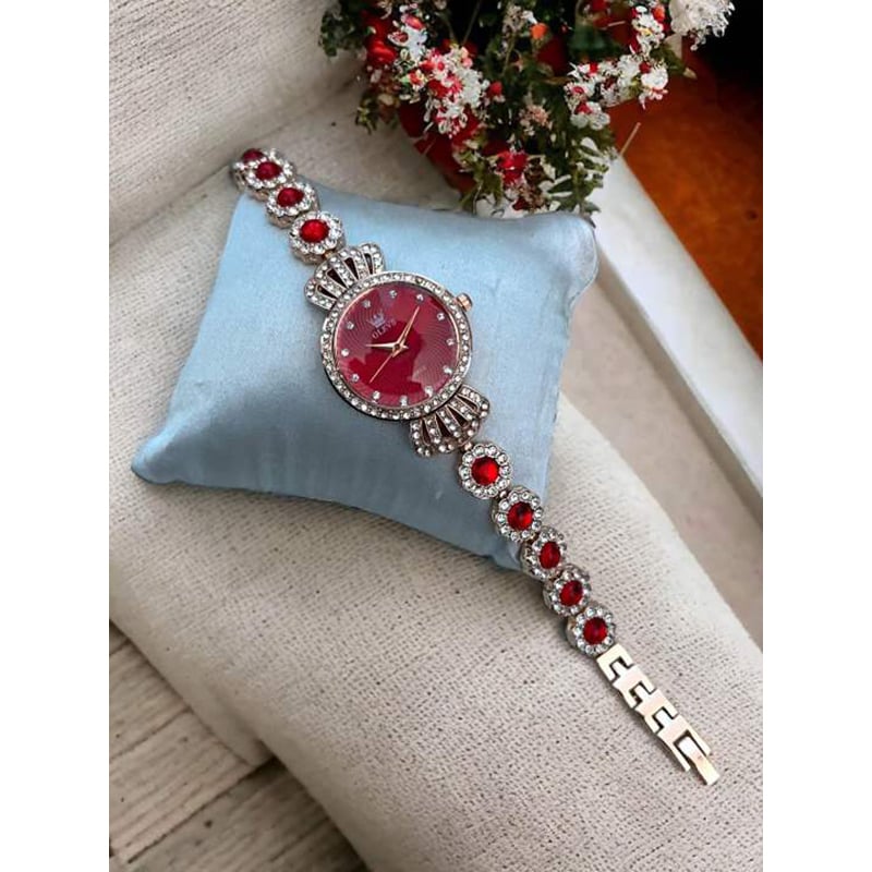 Picture of New Luxury Premium quality stylist colorful stone Watch - New Fashionable Watch For Women - Watch -ঘড়ি
