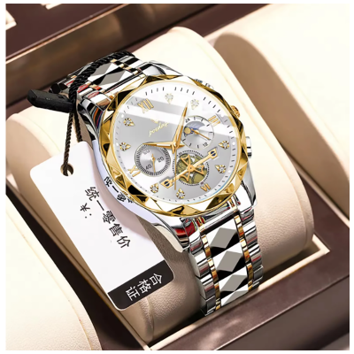 Picture of Poedagar 996l Luxury Watch Stainless Steel Men's Watch Waterproof Luminous Chronograph Men's Quartz Watch-Watches for Men-Watches-Men's Watches"