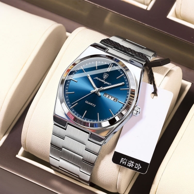 Picture of POEDAGAR 930 Luxury Watch For Men Waterproof Luminous Date Week Stainless Steel Men Watch Casual Quartz Men's Watch- Watch For Men