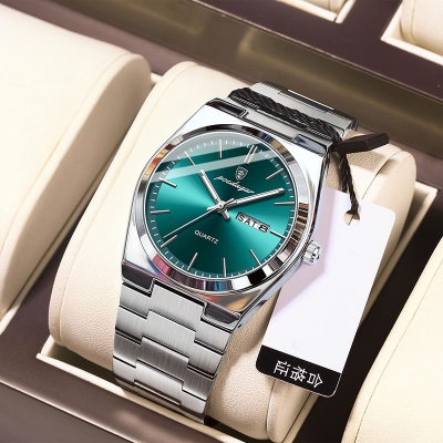 Picture of POEDAGAR 930 Luxury Watch For Men Waterproof Luminous Date Week Stainless Steel Men Watch Casual Quartz Men's Watch- Watch For Men