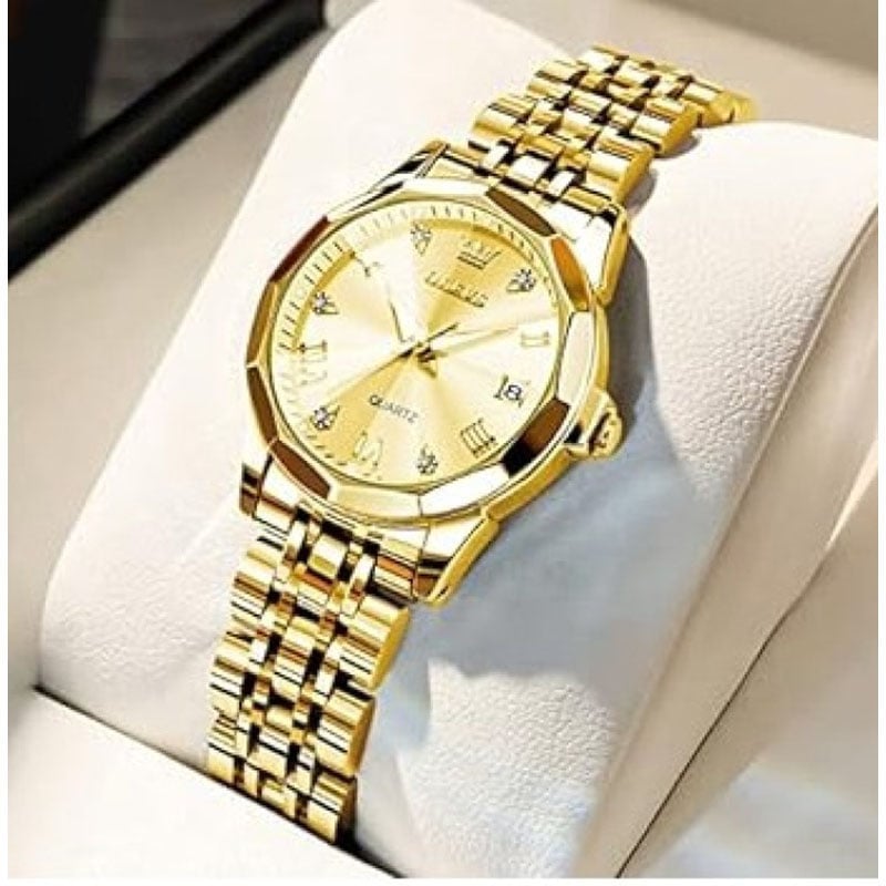 Picture of Olevs 9931 ( Fan Made ) Luxury fashion waterproof stainless steel imported quartz movement ladies wristwatch for women