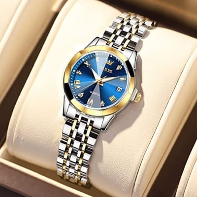 Picture of Olevs 9931 ( Fan Made ) Luxury fashion waterproof stainless steel imported quartz movement ladies wristwatch for women