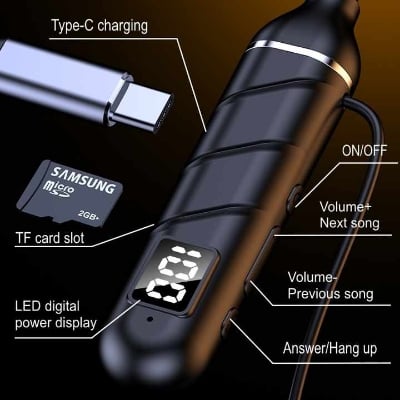 Picture of G9 Pro+ Stereo Type-C Charging Long Standby Wireless Neckband Headphone