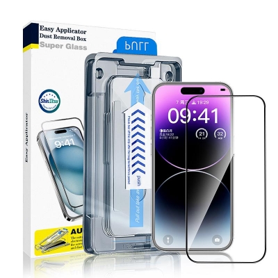 Picture of iPhone 16, 15, 14, 13, 12, 11, X All Models Easy Install High Quality 9H Tempered Glass Screen Protector