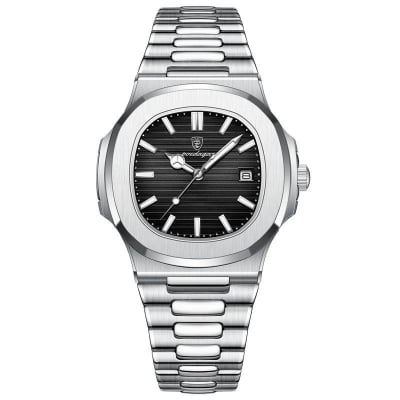 Picture of Poedagar 613 New Model Men's Watch Exclusive Design Luxury Fashion Waterproof Stainless Steel Men's Imported Quartz Movement Wrist-watch