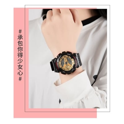 Picture of LASIKA W-H90 Water Resistance Silicon Digital Watch for Men - Black  - Watch For Men - Watch - Watch For Men - Watch