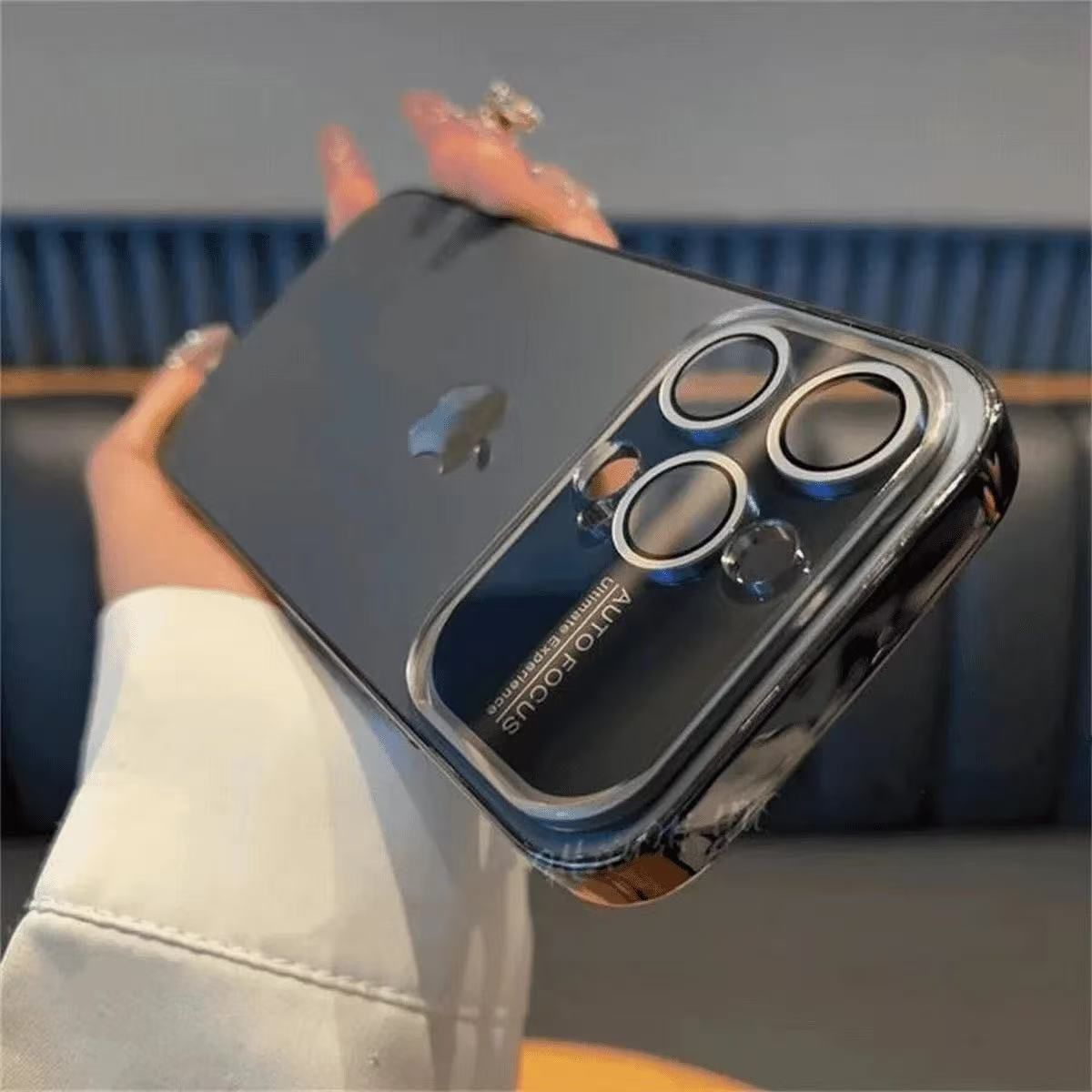 Picture of iPhone 17 Pro/ 17 Pro Max Electroplated bezels Nano backplate Premium Quality Phone Case - Combine Style and Protection for Precious Device